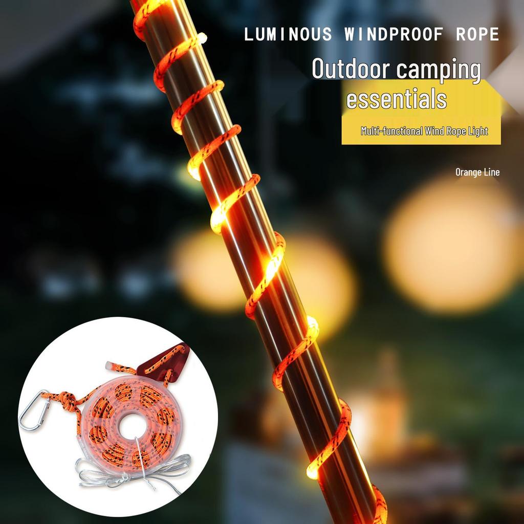 USB Rechargeable Waterproof String Lights with Remote Control - Perfect for Outdoor Camping Ambiance