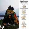 Ozzy Osbourne German Flag Castle Four Seasons Blanket Customized With Your Name Lightweight And Warm Perfect Gift For Home Office Camping Sofa Travel