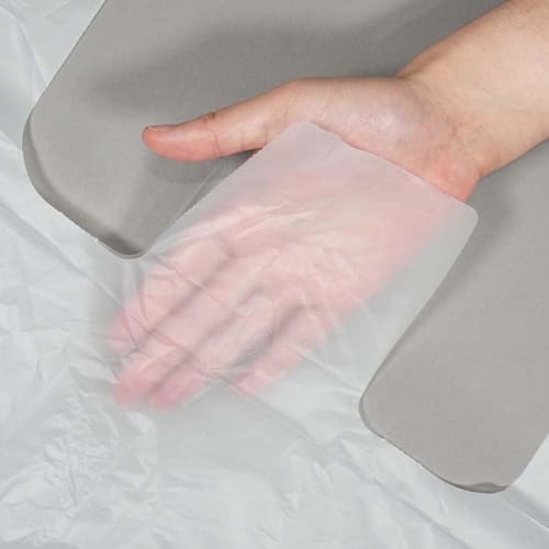 Japan Sanipack nocoo in Semi-Transparent Garbage Bags, 30L, with Handles, Easy to Tie and Carry, CO2 Reduction, 20 Bags, 50cm x 70cm, 0.022mm Thick, C