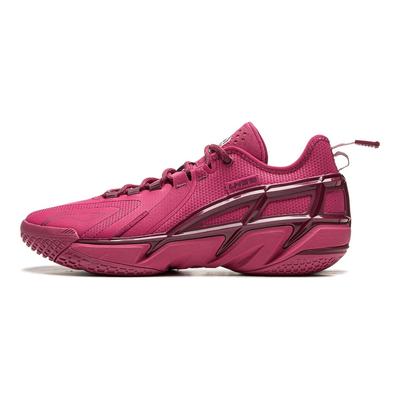 Li Ning Fan Wu 4.5 טכנולוגיית ריפוד כף רגל מלאה ספיגת זעזועים החזרה אחיזה מניעת פיתול תמיכה ביציבות נעלי כדורסל לגברים אדום ABFU049-1