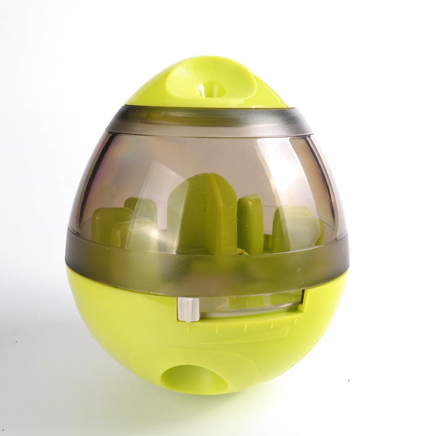 

Pet Treat Dispenser & Chewing Toy for Dogs: Boredom Relief, Training, Teeth Cleaning Tumbler Toy зелёный