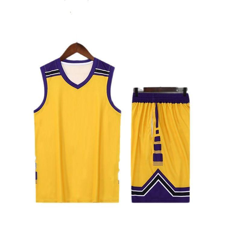 Basketball Jersey Sports Suit College Student Game Jersey Children'S Training Jersey Boys Summer Jersey Digital Printing
