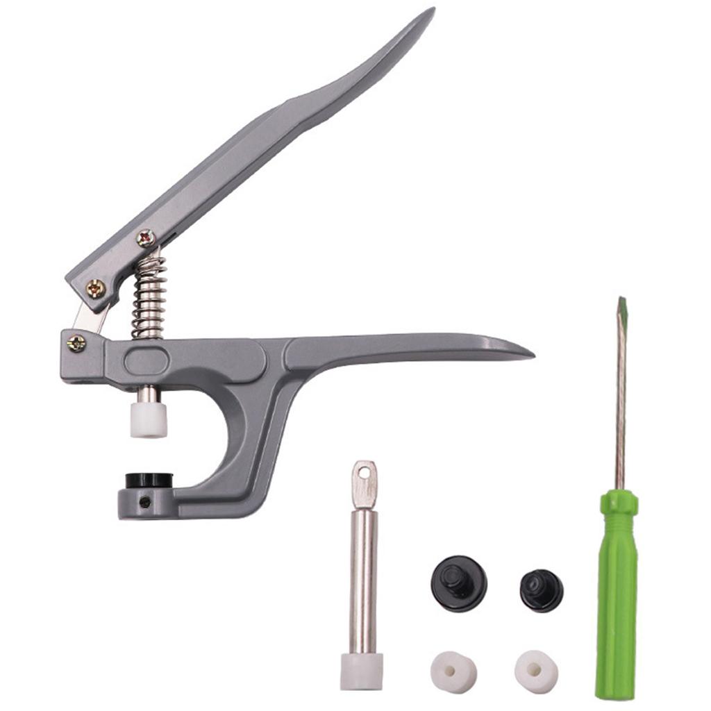 Snap Button Kit Plastic Snap Set T5 Clothing Snap Fastener Tool Multicolor Resin Press Stud Cloth Tool Kit for Clothing Crafting