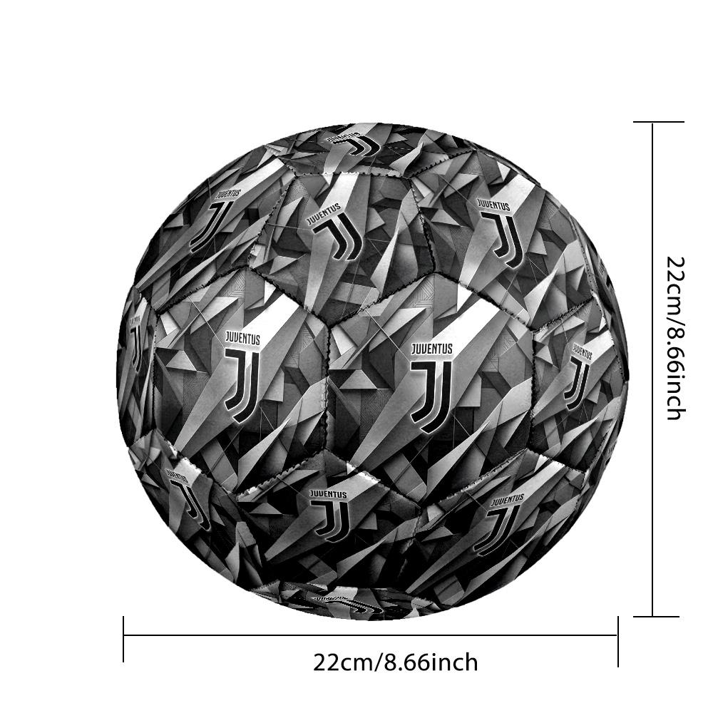 Pallone da calcio a tema Juventus FC Taglia 5 Pallone da calcio Tocco Morbido Pallone da calcio Professionale per Allenamento per Sport all'Aperto