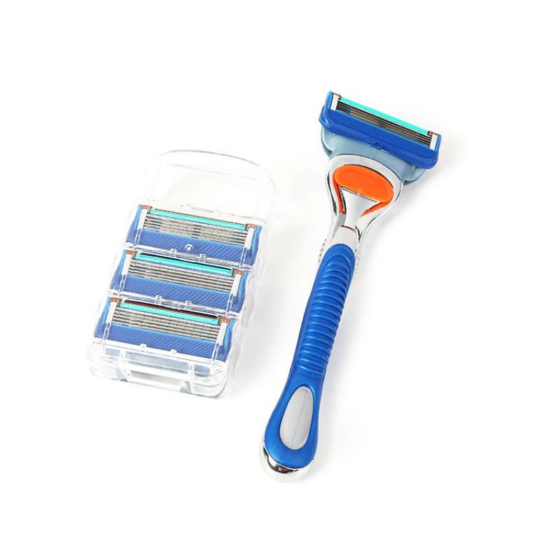 Gillette pětibřitá 5 Geely hlavice nože břit rychlost větru přední Yinzhishun manuální holicí strojek holicí strojek mužský univerzální