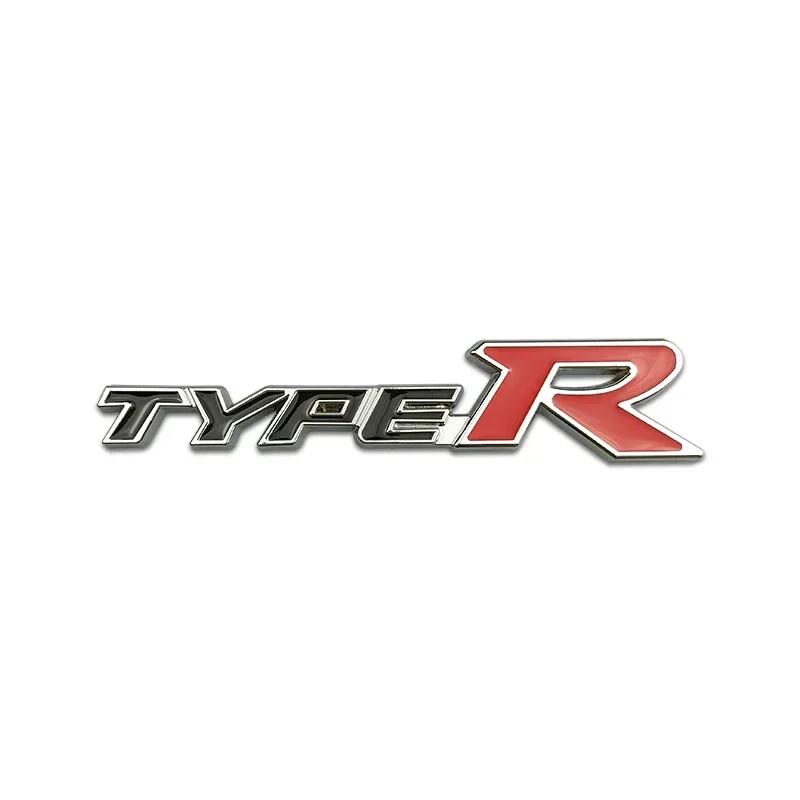 

Metal Car Front Grille Emblem Decals for Honda Type R Logo Civic Accord Crv Hrv CITY CRIDER Pilot Legend Fit Rear Trunk Badge Sticker