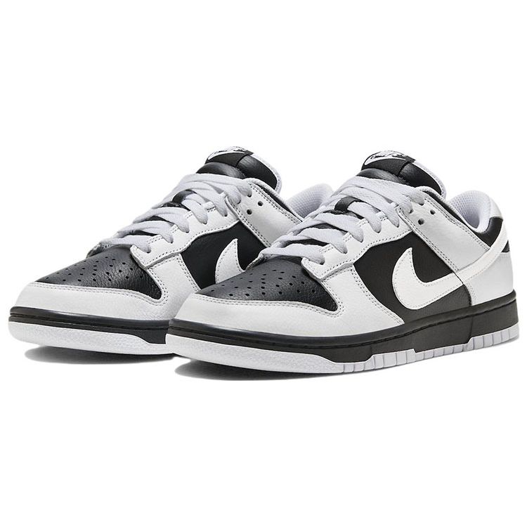 Nike Dunk Low Reverse Panda Unisex Sneakers Black White FD9064-011