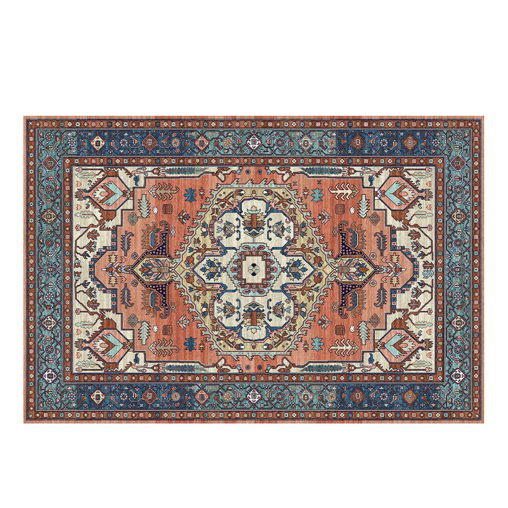 VIKAMA Luxury Moroccan Boho Rug, Non-Shedding Non-Slip Bedroom Living Room Carpet,Fade Resistant,Hallway Long Carpet Home Decor