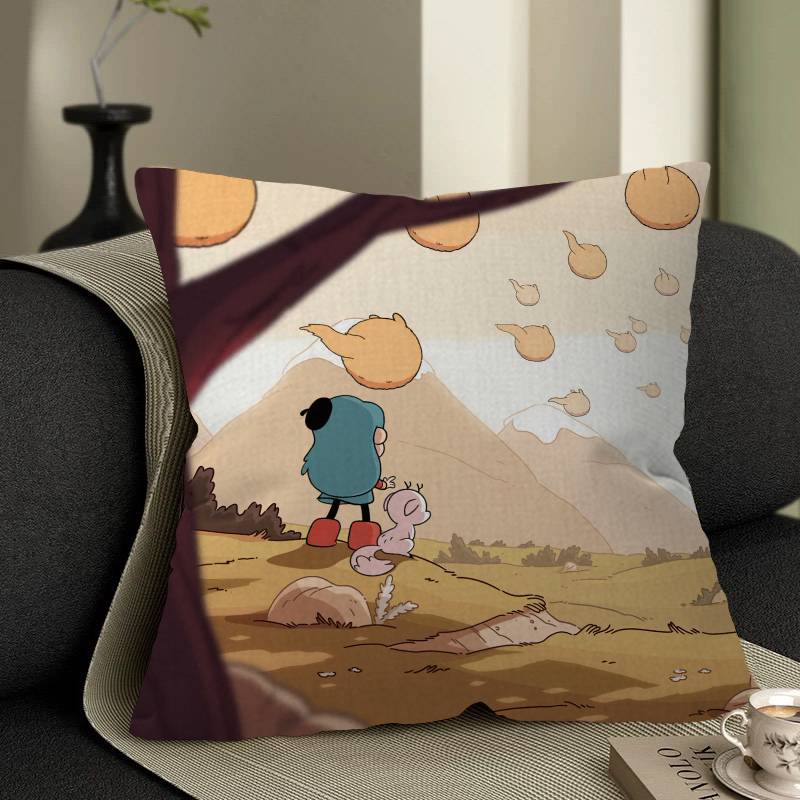 Cartoon H-Hilda Pillow Anime Pillow Sofa Bed Head Pillow Cover Cushion Cover 45x45 Cm Fashion