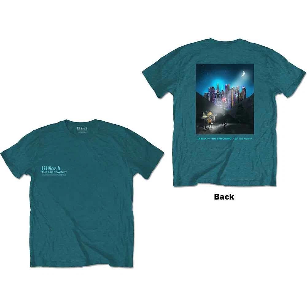 Lil Nas X Unisex T-Shirt: Album (Back Print) (Medium) M