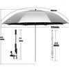 New Style UV Protection Folding Sun Umbrella with Clip for Outdoor, Fishing, Camping, and Beach Chair Use