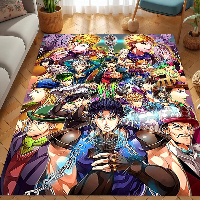 JoJos bizarres Abenteuer: Diamant Unzerbrechliche Teppichbodenmatten Heimdeko Weihnachtsgeschenke Badezimmerteppich Mode