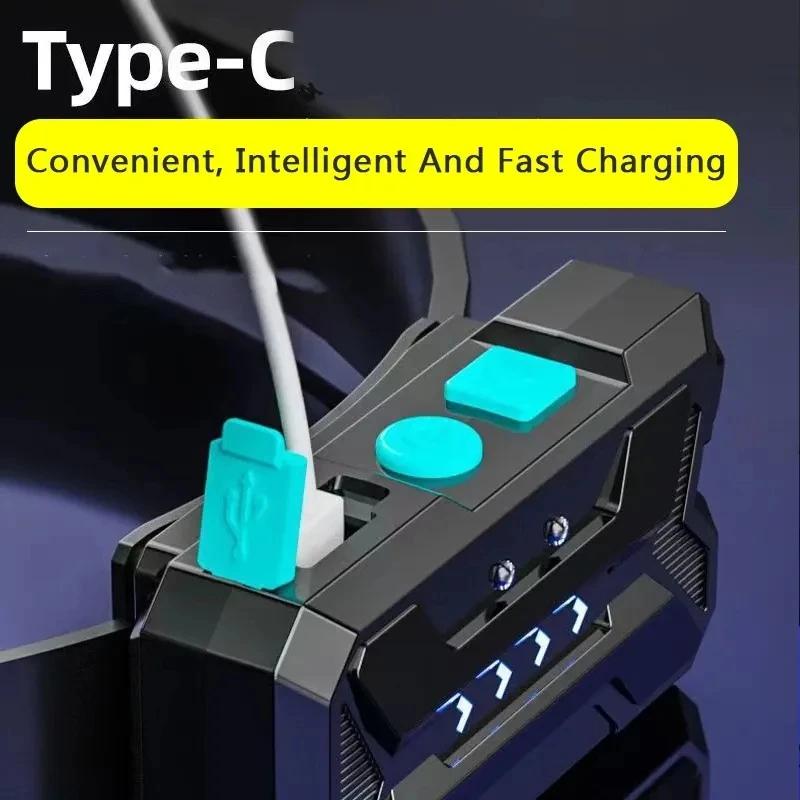 Strong LED Induction Headlight COB Floodlight USB Charging Head Ultra Bright Work Light Outdoor Fishing Exploration Flashlight