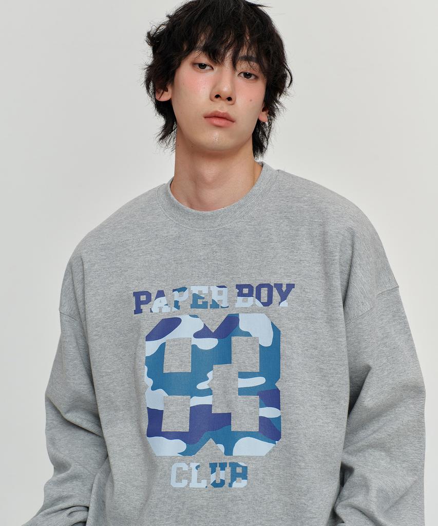 PAPERBOY Camo 83 Sweatshirt - Cream