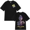 JUL "MISE À JOUR" Album Merch T-Shirt Double-Sided DP Logo & Alien Graphic Black Cotton Streetwear Unisex Tee