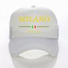 MILAN ITALY Baseball Cap Milano Italia Hiking Fishing Hot Sale Hip Hop Hats Unisex Adult Sport Mesh Breathable Caps