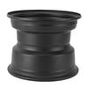 10 Inch Rear Wheel Rim 90mm Hole 4 Stud Holes High Hardness Steel for Quad Dirt Bike ATV Go Kart Black
