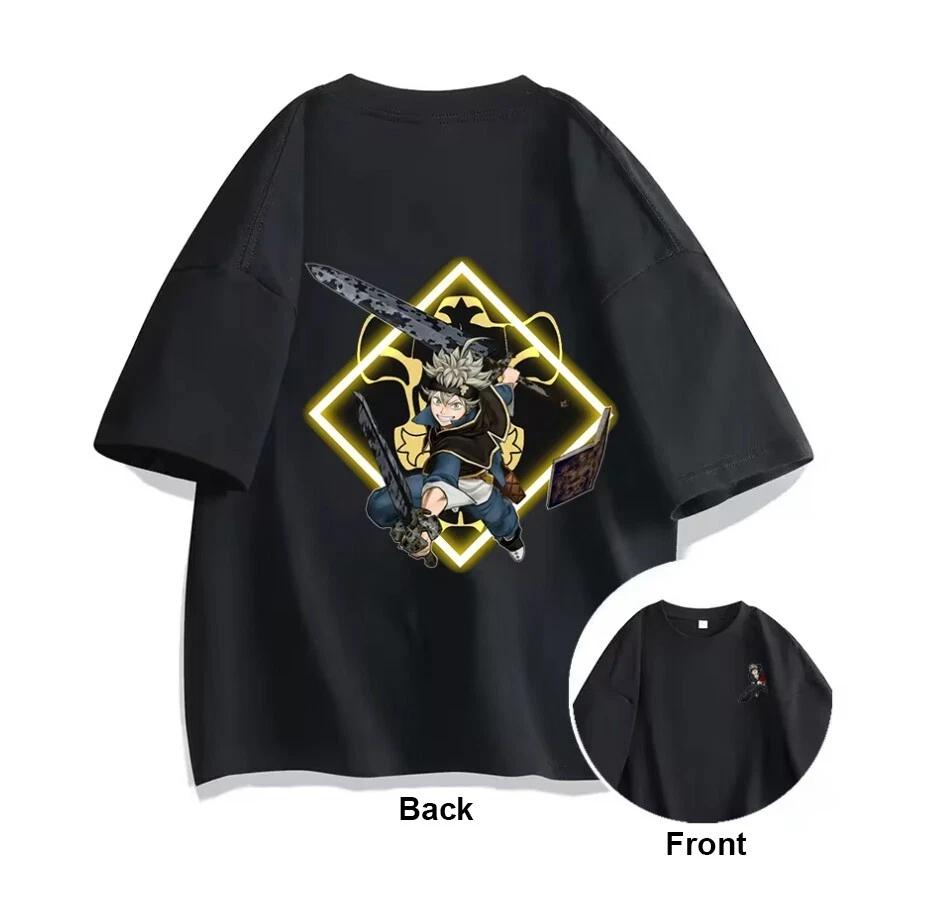 Black Clover Asta Blackbulls Magic Knights Anime Tshirt M