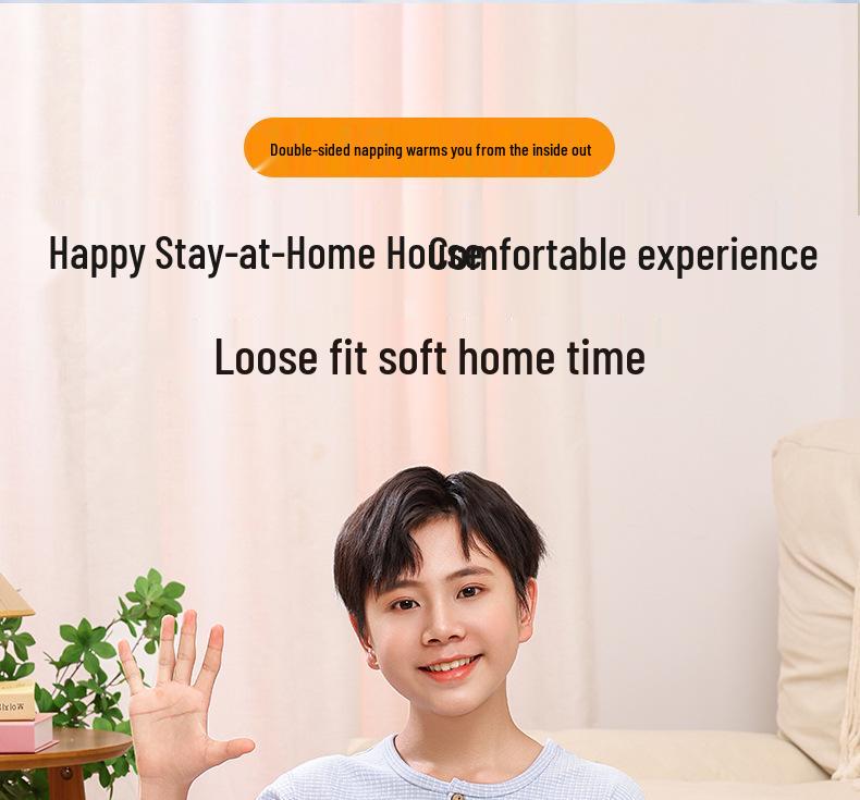 Kids' Fleece Pajama Set - Warm Cardigan with Long Sleeves for Autumn/Winter