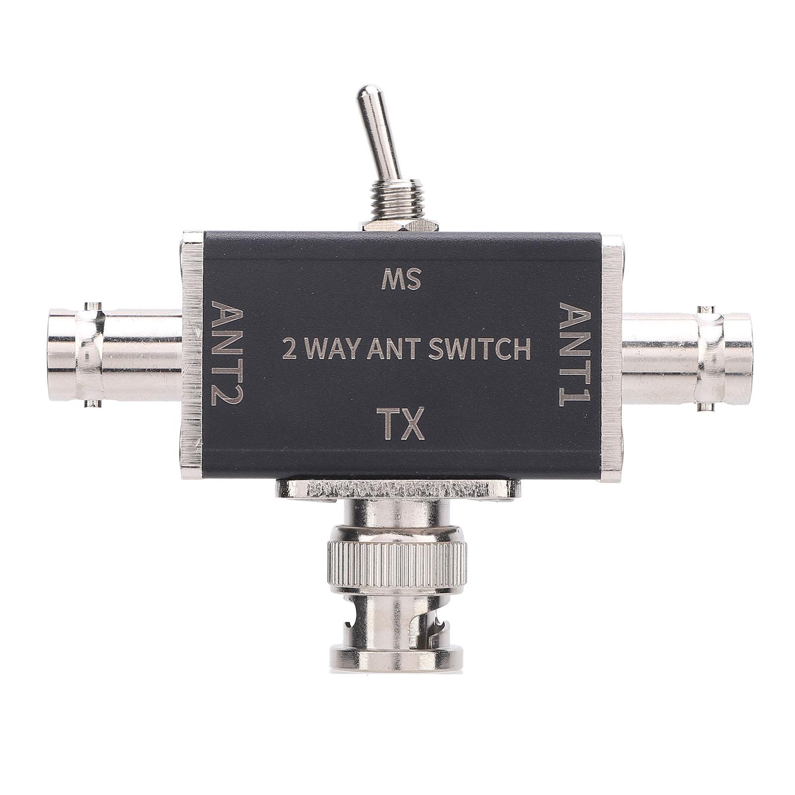 

2 Way Antenna Switch 100W 050MHz BNC Connector Manual Antenna Conversion Switch with Cutoff and