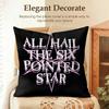 Band BBring Me the HHorizon Cushion Cover Natural Linen Organic Fabric DoubleSided Printing Sofa Home Decor Gift Pillow Case