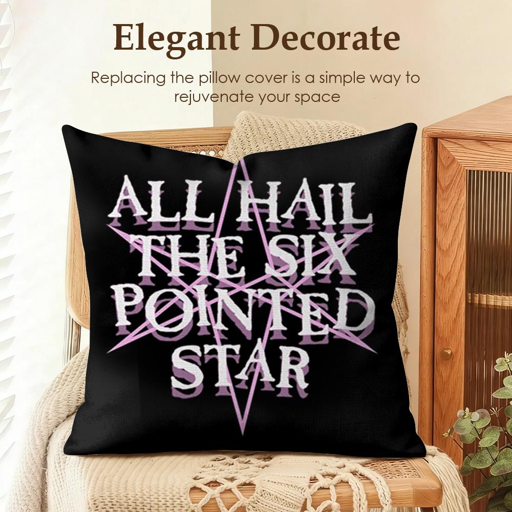 Band BBring Me the HHorizon Cushion Cover Natural Linen Organic Fabric DoubleSided Printing Sofa Home Decor Gift Pillow Case