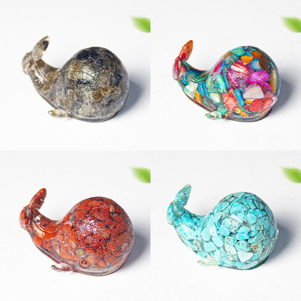 Whale Resin Car Decor With Crystal Waterdrop For Car Interior Gifts
