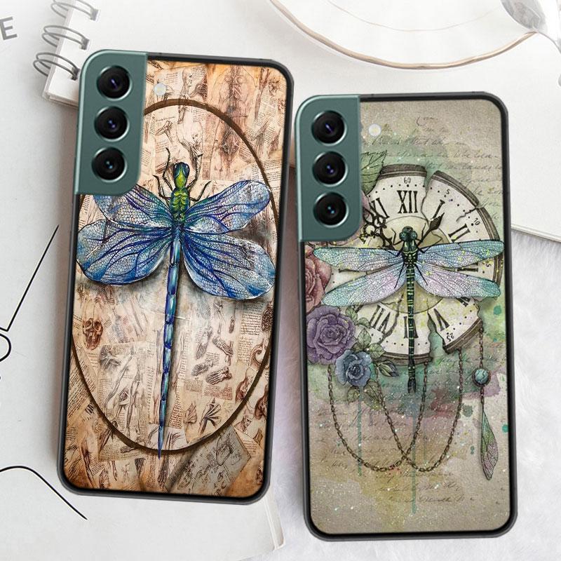Dragonfly Phone Case For Galaxy A55 A35 A25 A15 A03S A04S A05S Samsung A20E A30 A40 A50 A70 A71 A51 A41 A31 A10S A21S Cover Capa