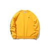 Li Ning Paris Fashion Apparel Week, Color Block Logo Print Fleece Lined Crew Neck Sports Sweatshirt Unisex Olive AWDR609-2
