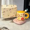 New Year's Day Gift for Girls Year of The Dragon Cup Small Gift for Best Friends Girlfriend Practical Water Cup Creative Gift Box Mug