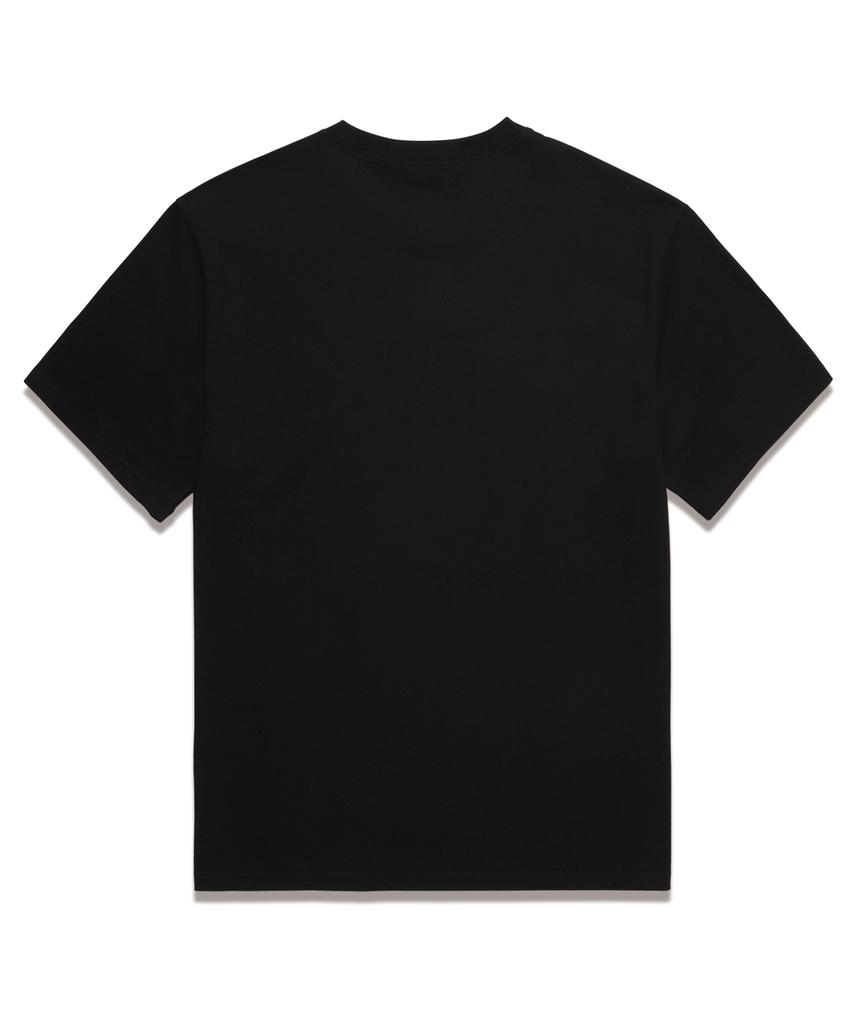 SHIRTER Nothing Graphics Oversized Short Sleeve T-Shirt (Ss027) Black