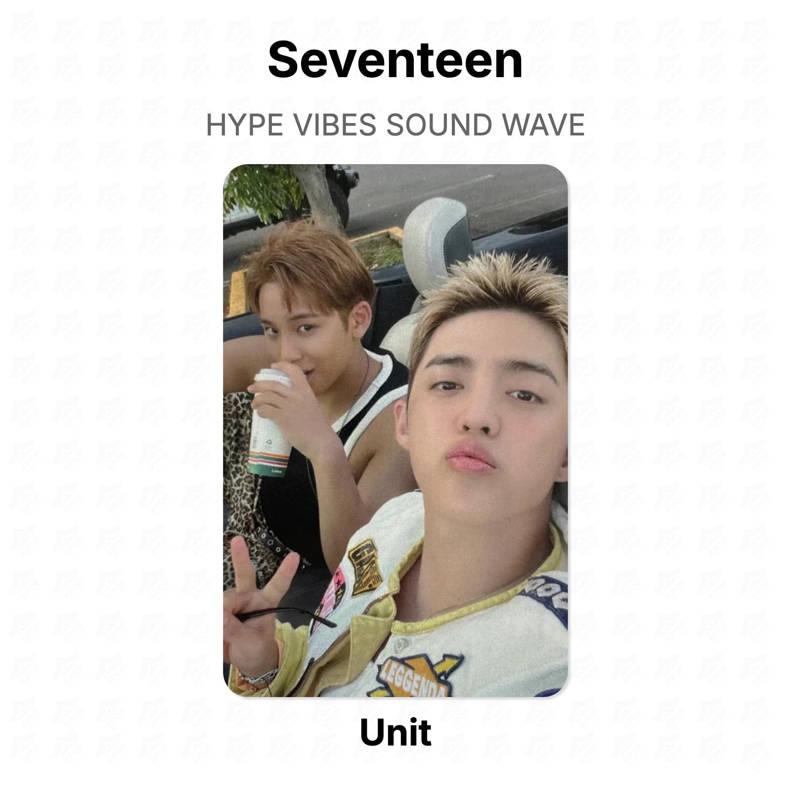 Seventeen HYPE VIBES SOUND WAVE Official Photocard Unit