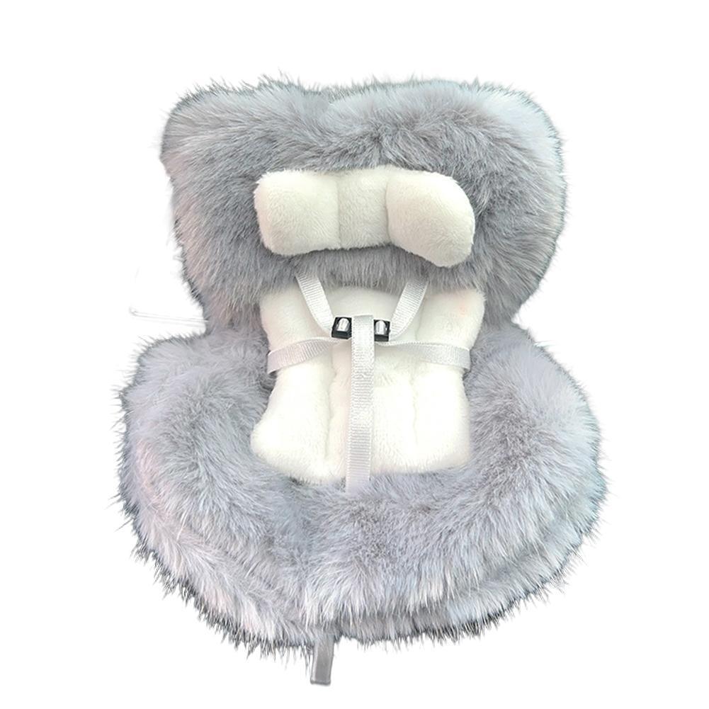 Car Seat Vent Clip For 17CM Dolls Cute Safety Carseat With Soft Cushion Car Safety Seat Ornament Cars Air Vent Decoration Chair