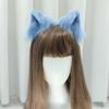 New Gothic Plush Fox Cat Ears Headband Artificial Cute Wolf Ear Hair Band Cosplay Hair Accessories Halloween Party Headwear