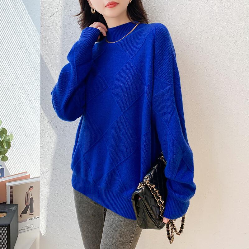 Mocana Women's Elegant Long-Sleeve Cashmere Sweater MKNJD2547