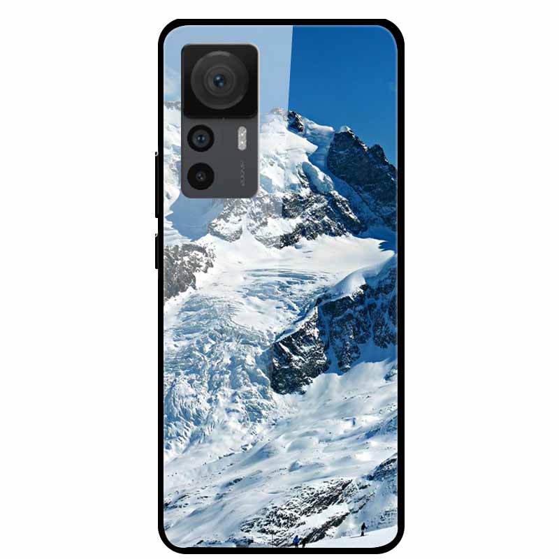 For Xiaomi 12T Cases 12T Pro Luxury Tempered Glass Hard Back Covers For Xiaomi 12T Pro Phone Cases Capa Fundas Xiaomi 12T Coques Xiaomi 12T Pro