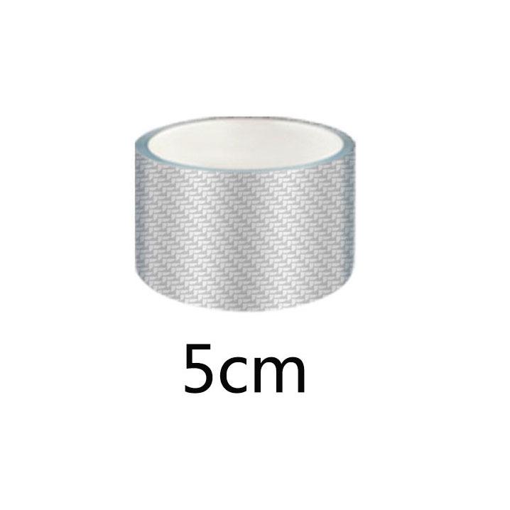 Transparent carbon fiber patterned car door sill strip, bumper anti-collision strip, anti stepping sticker, body film sticker, decorative strip