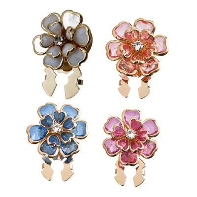 Button Covers for Women Rhinestone Alloy Pins Cuff Link Jewelry Fashion Accessories for Blouses Dress Suit Wedding Party