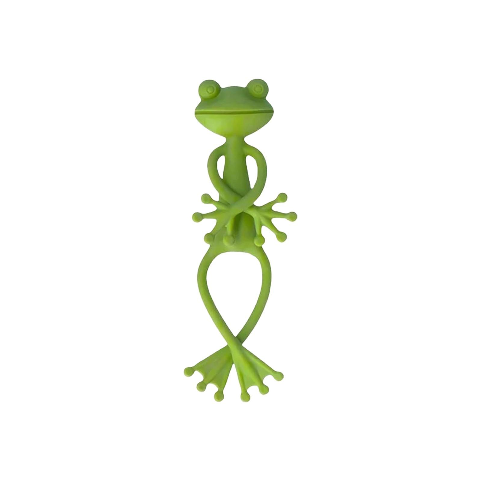 

Подставка для растений в виде лягушек, силиконовые лягушки фиксируют растения, могут свободно обнимать растения, гибкие и повторяемые One Size