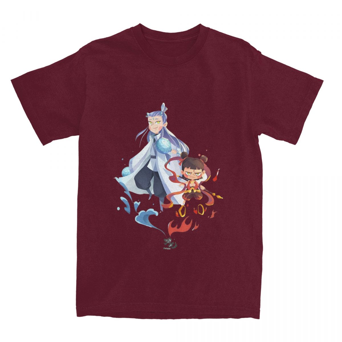 

Mens T-Shirt Nezha T-Shirts Popular aobing Summer Tee Shirt Awesome Pattern Cotton Tops Plus Size 5XL 4XL