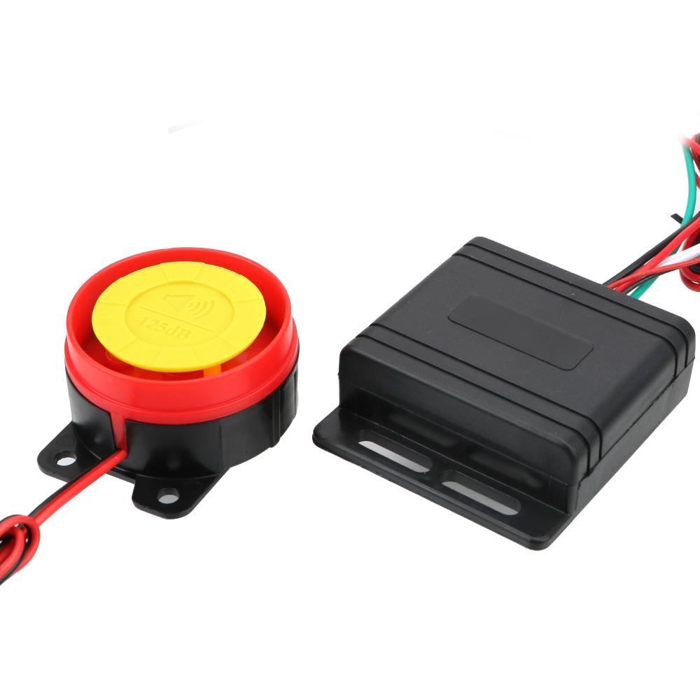 12V Motorcycle Bike Car Security Alarm System Wireless Remote Control Key Anti-theft Smart Set Motor Auto Accessories Interior