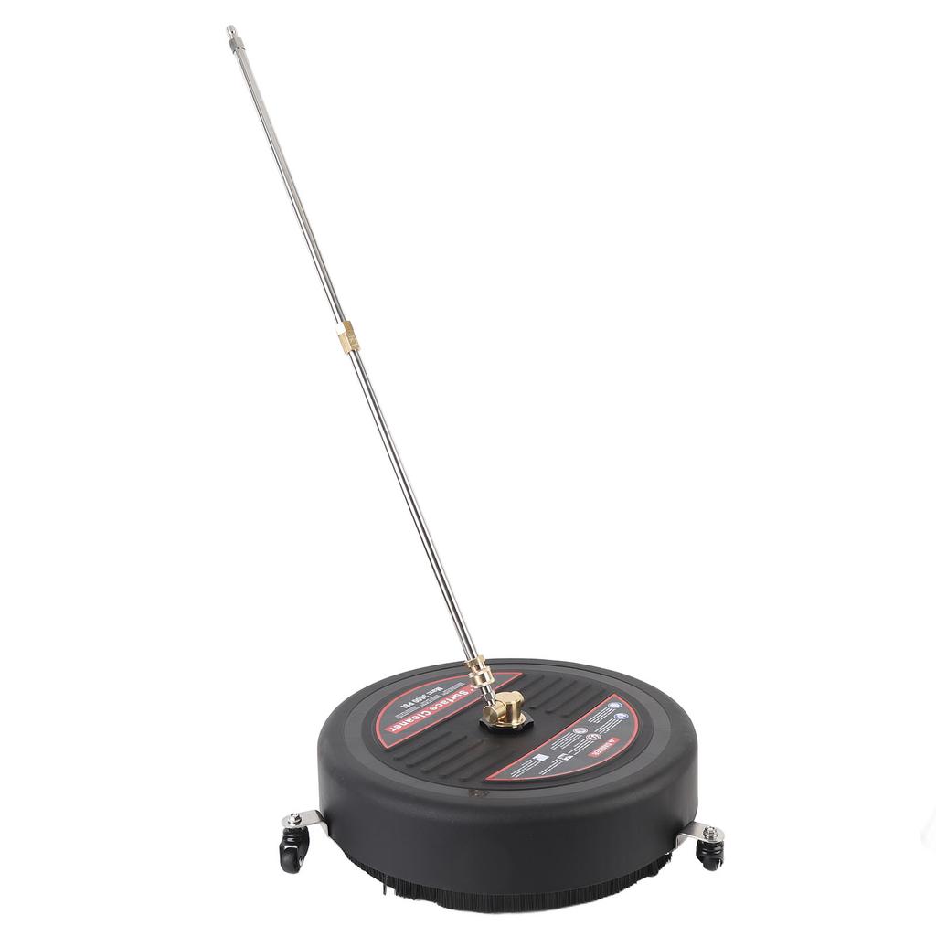 15.8 Inch Surface Cleaner with Wheels 3600PSI 1/4 Inch Quick Plug Stainless Steel Pressure Washer