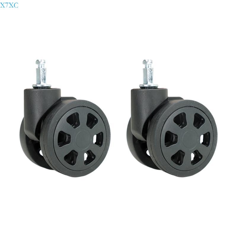 

X7XC Universal Spinner Plastic Quiet Effortless Pushing & Pulling 2pcs чёрный
