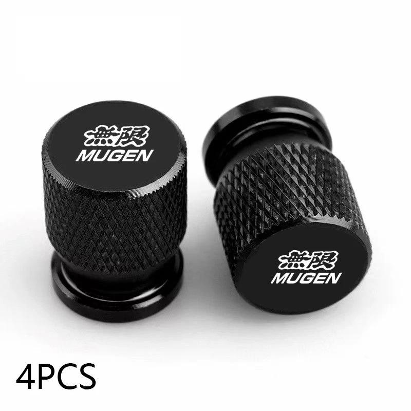 Car Wheel Tire Valve Caps Tyre Stem Covers Airdust Waterproof For Honda Mugen CB400 CB650F CBF CBR250RR CRF SH300 NC750