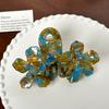 Gorgeous Dorrie Acetate Large Hair Claw Clip With Elegant Rhinestone Accents For Women