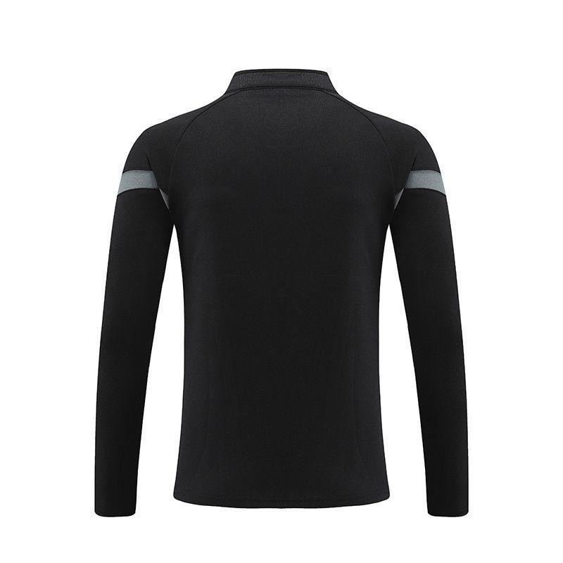 Spring 2024 Men's Half-Zip Long-Sleeve Fitness Sweatshirt for Running and Training