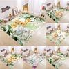 Tropical Jungle Animal Print Area Rugs Anti Slip Machine Washable Carpet Bedroom Living Room Bathroom Dormitories Floor Mat