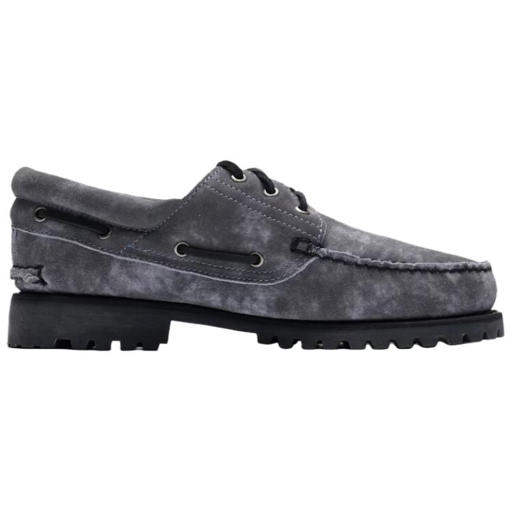 Timberland Authentics Series Comfortable Versatile Boat Shoes Men Shoes Dark-Gray A2PDQEWG
