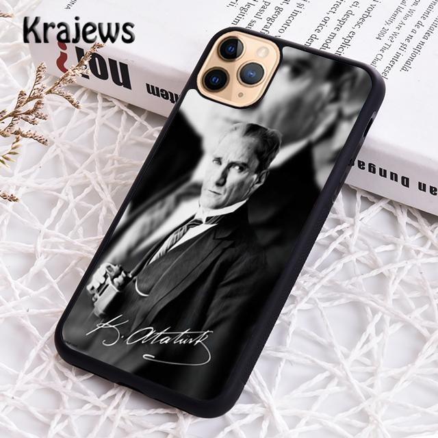 

Чехол для телефона Krajews Mustafa Kemal Ataturk Signature для iPhone 14 5 SE 6s 7 8 plus X XR XS 11 12 13 pro max Samsung S21 S22 ultra iPhone 12pro max