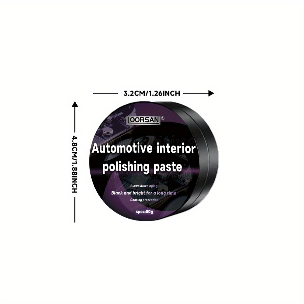 Automotive Interior Repair Kit - Gloss Enhancer and Scratch Repair for Vehicles, Household Plastics and Imitation Leather